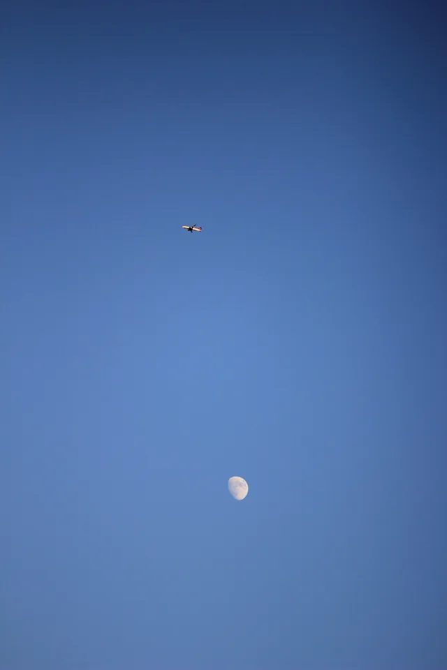 A passing plane